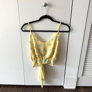Yellow Crop Top